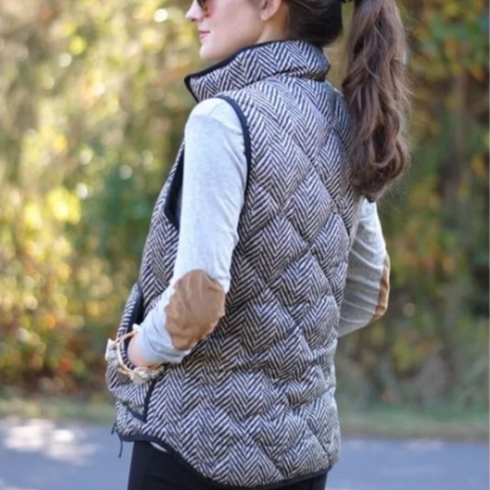 Excursion Vest Herringbone Quilted Down Puffer - image 4